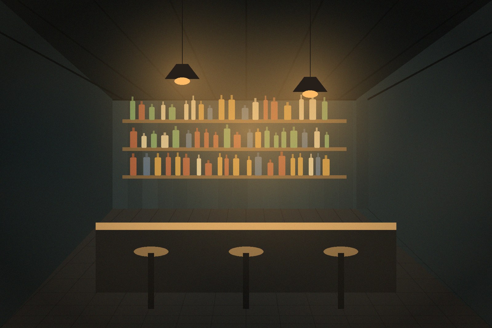 The bar